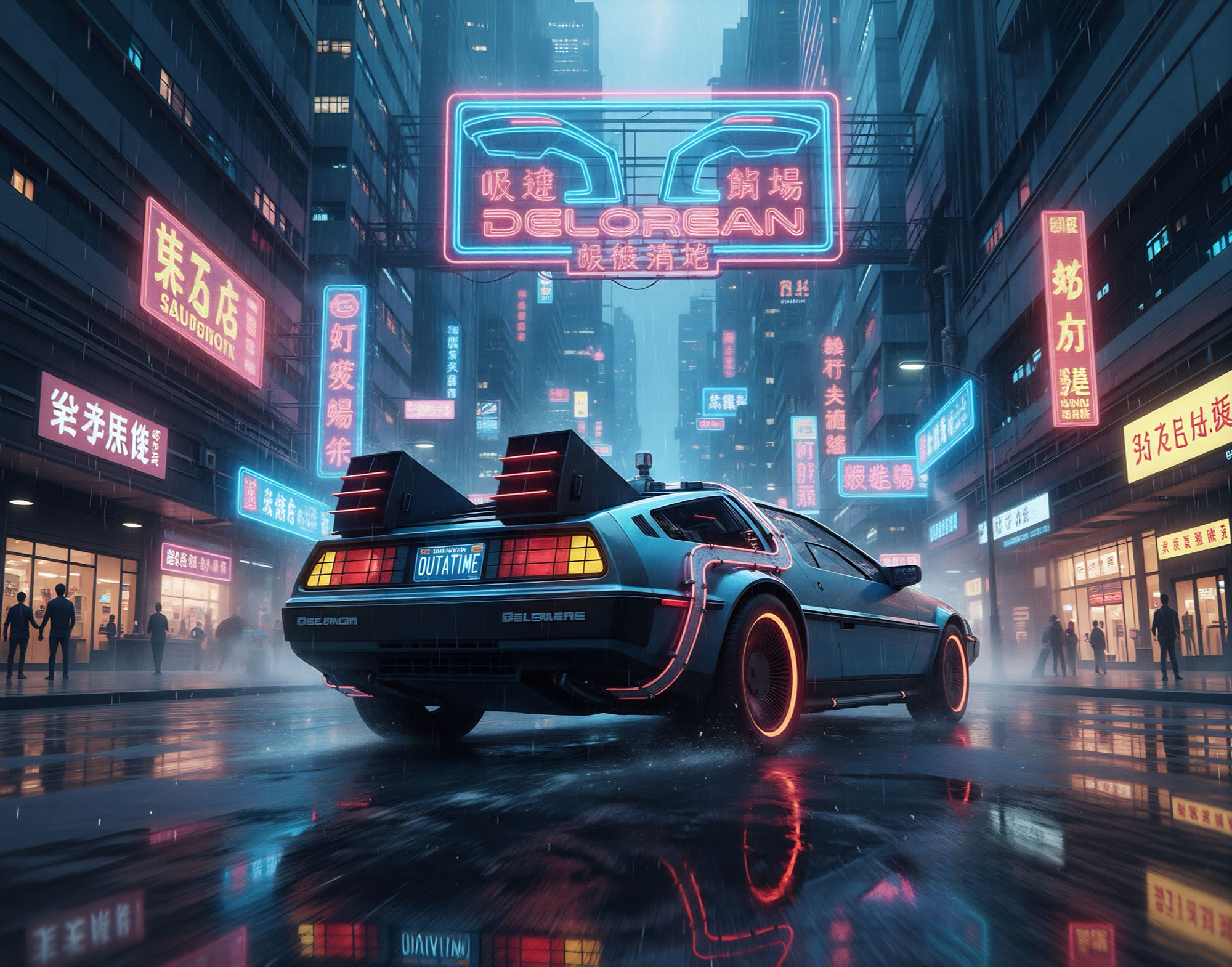 A DeLorean DMC-12, from the franchise ‘Back To The Future’