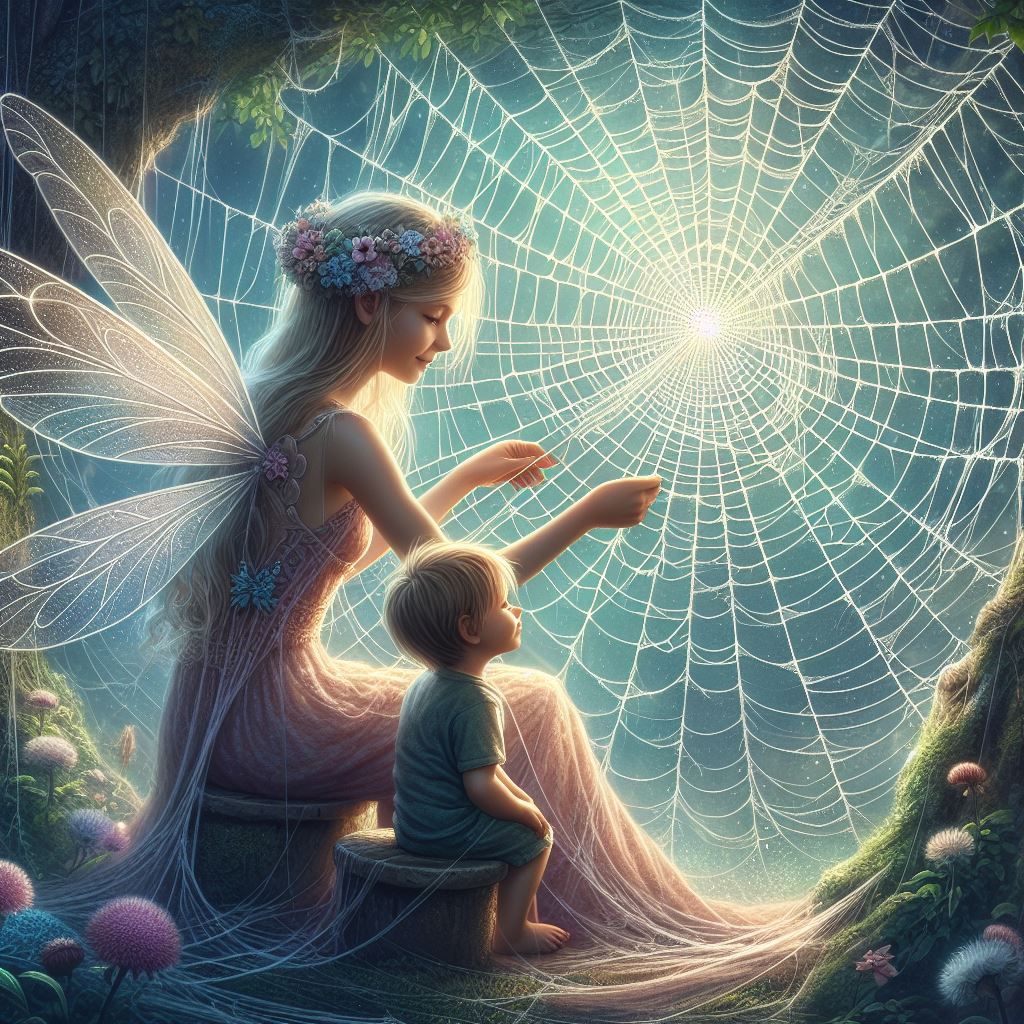 One strand over the other...