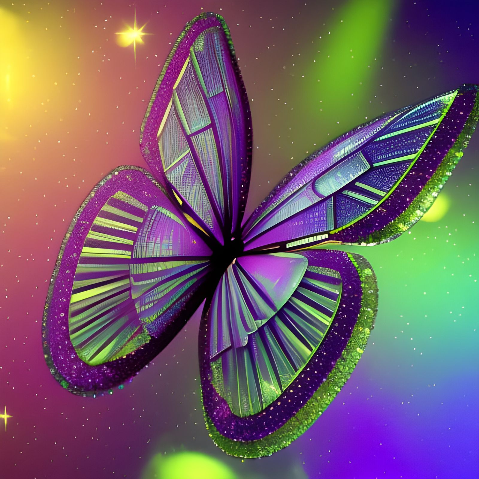 Disco butterfly