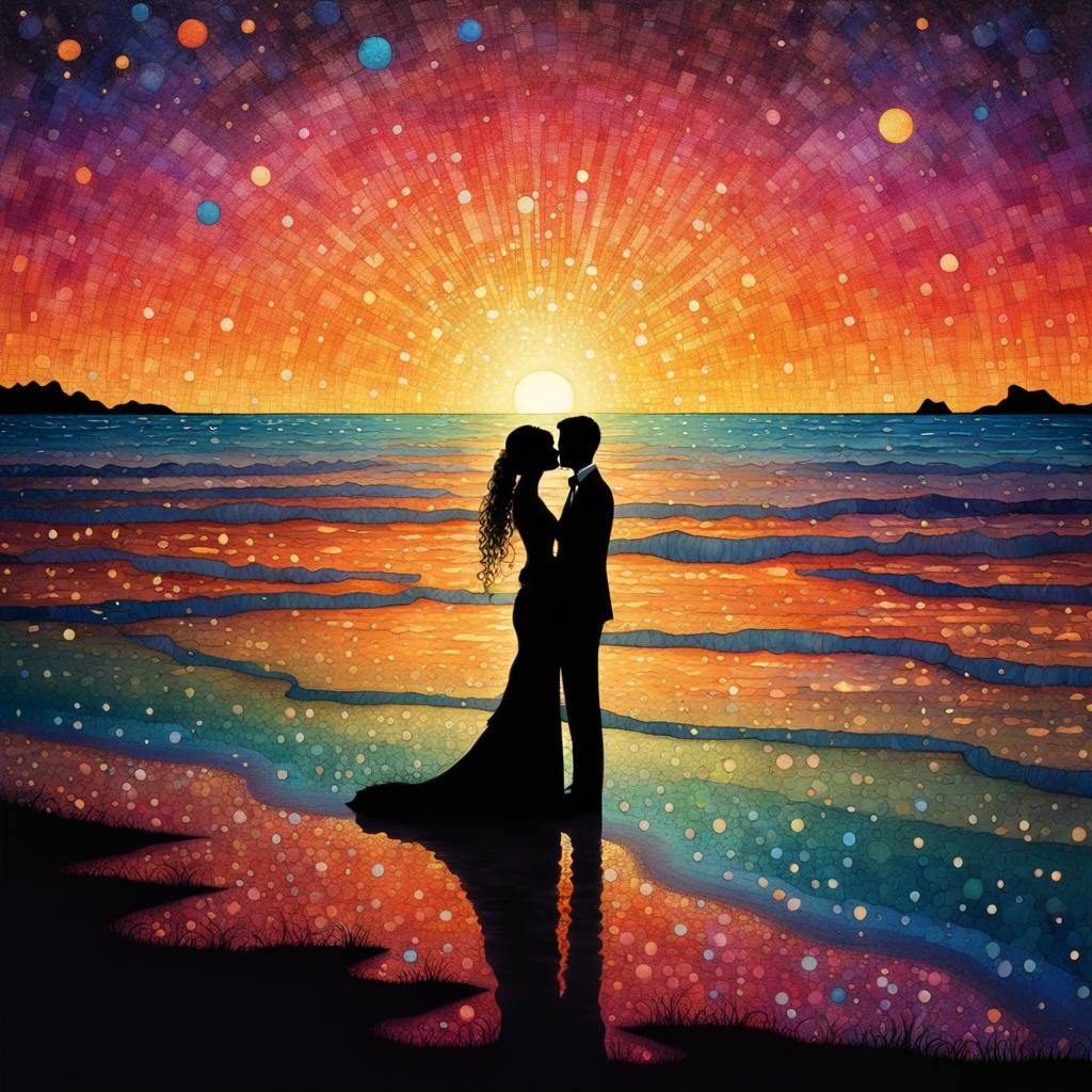 Psychedelic Silhouette  by @Crystal