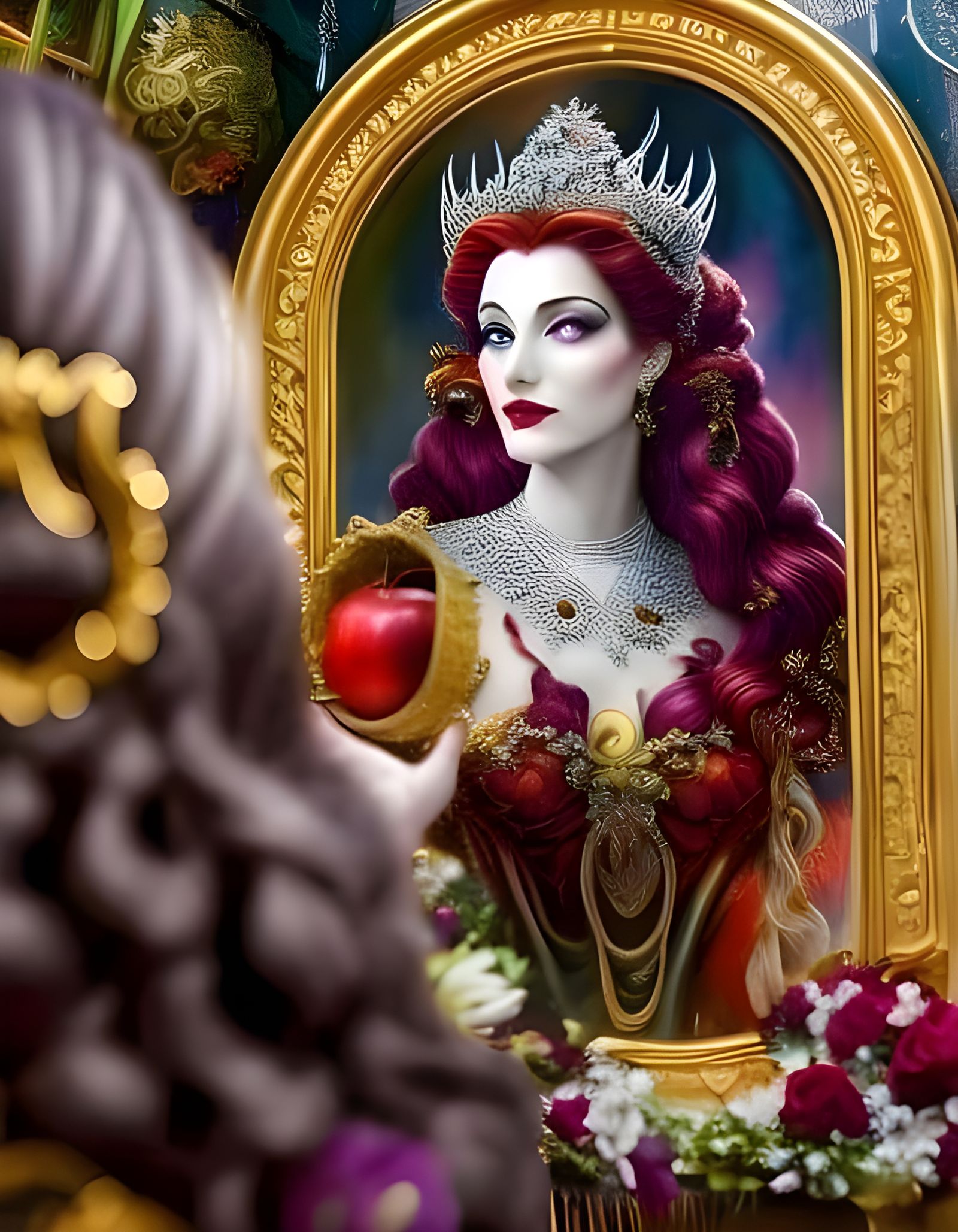 Mirror, Mirror On The Wall..... AI Generated Artwork NightCafe Creator
