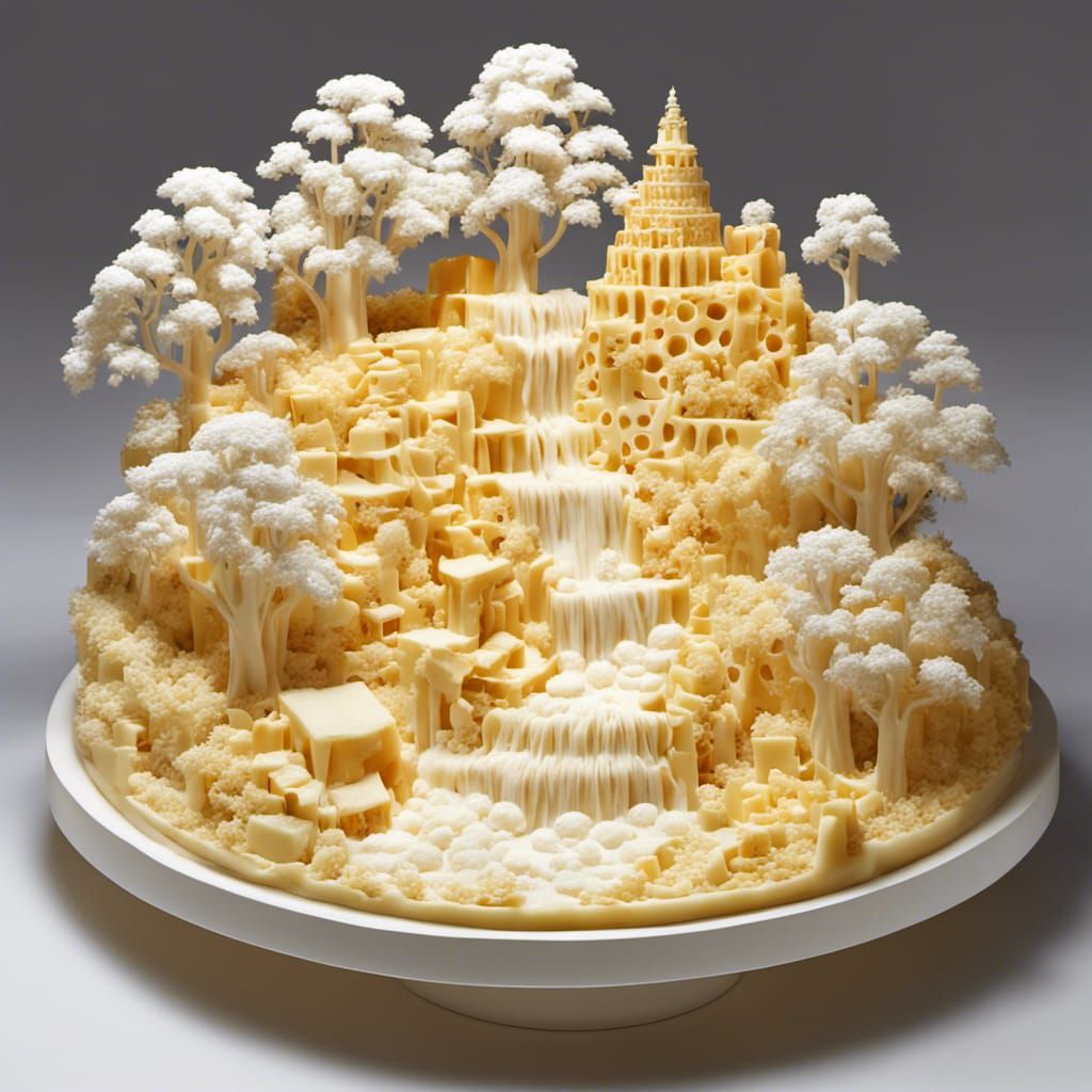 Let's jump into the cheese fondue river!  by @Nineline