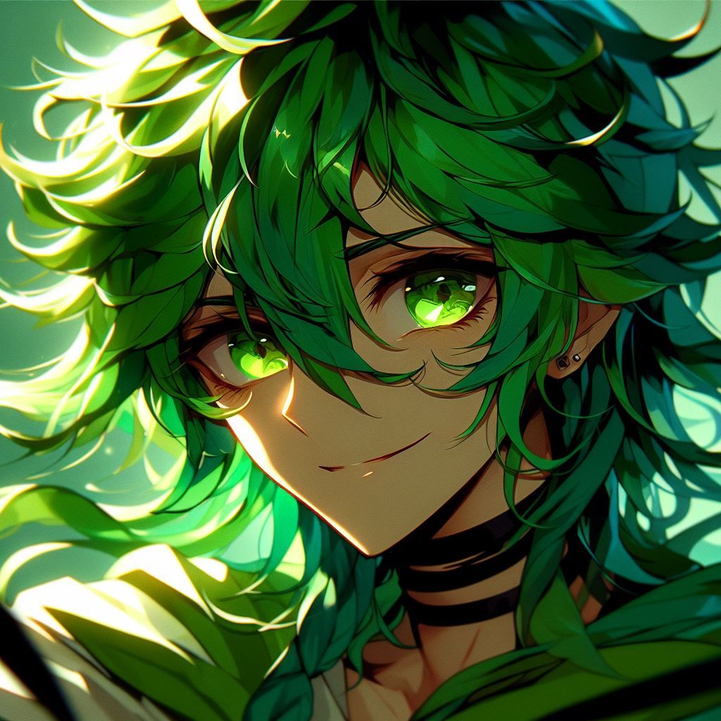 Mischievous Green Locks