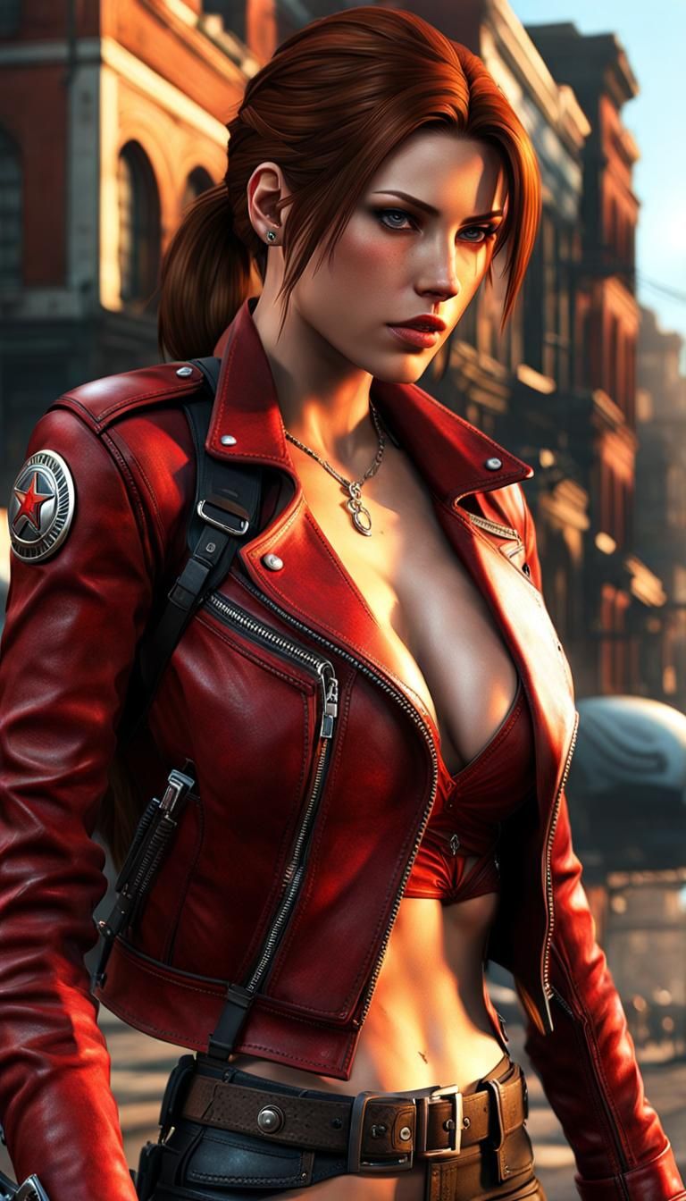 Claire Redfield in Raccoon City (Resident Evil 2) - AI Generated Artwork -  NightCafe Creator