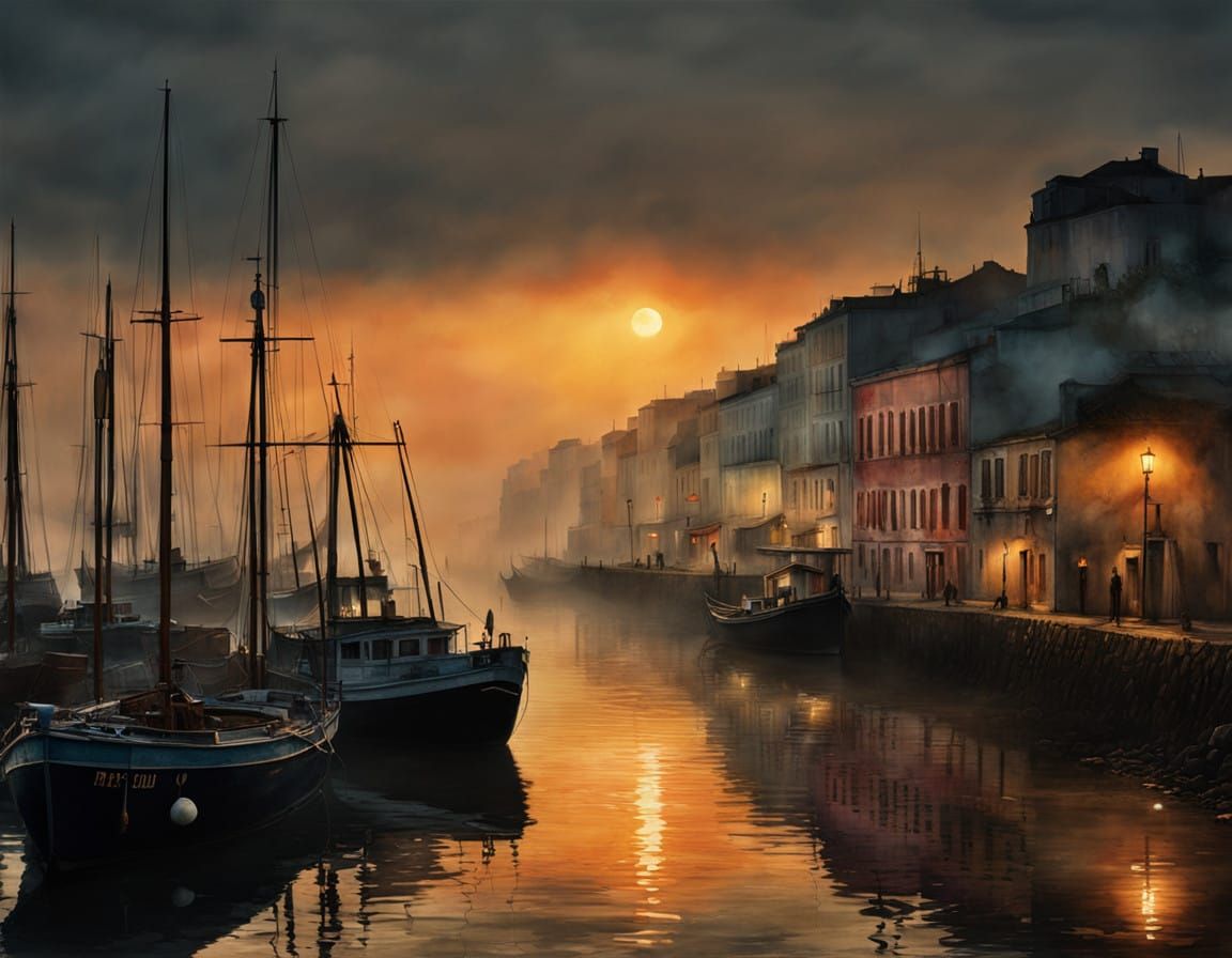 sunset mist  by @Paulo