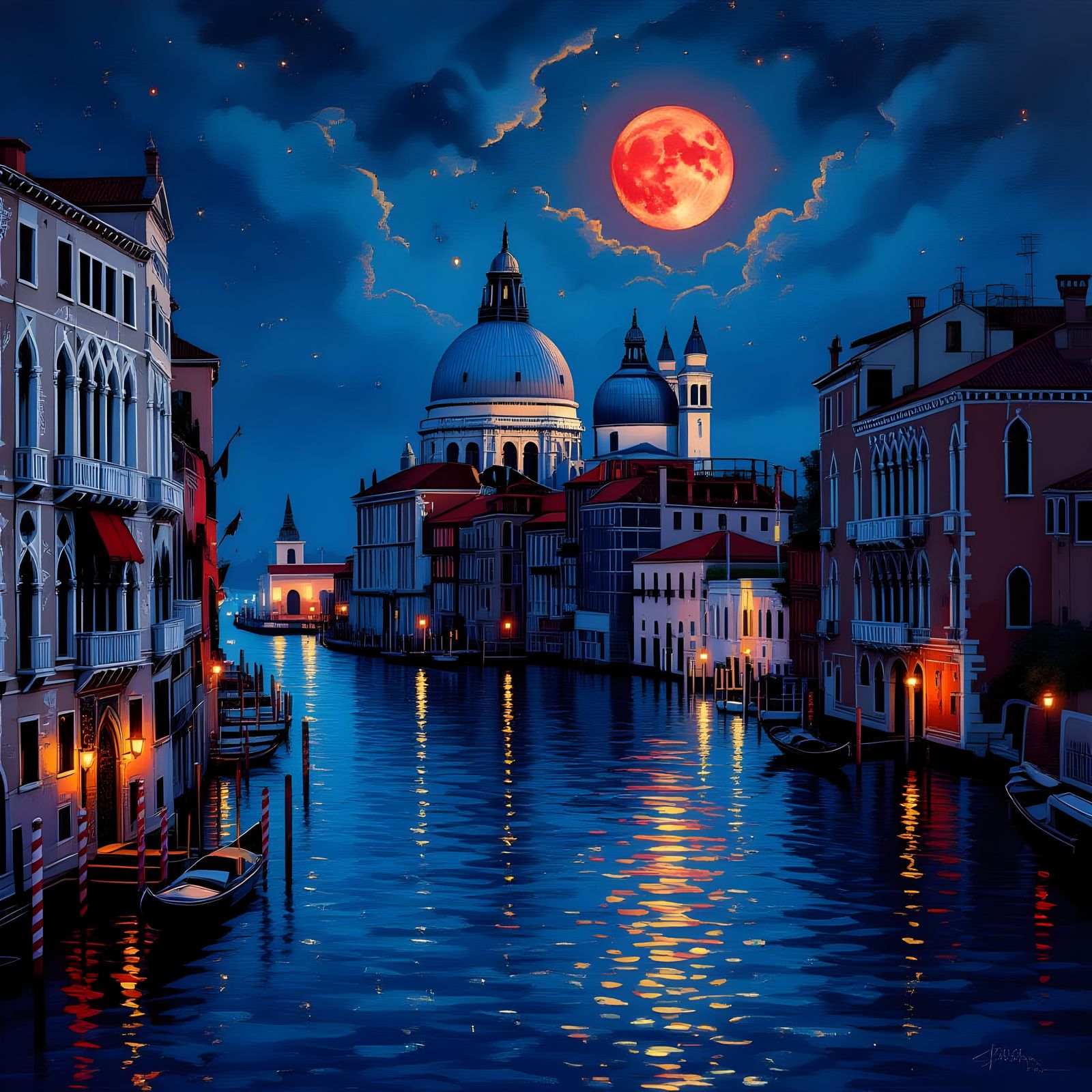 Red Moon  by @MimTev