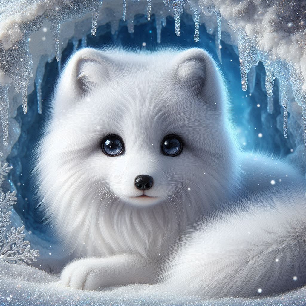 Cute Arctic fox