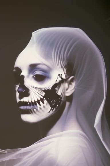 Translucent Wraiths Coalesce in Hyperrealistic Digital Art