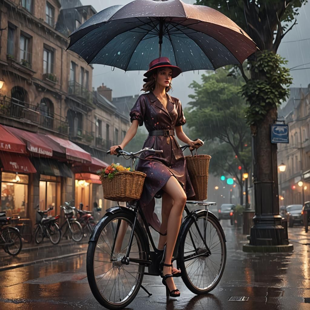 Umbrella girl