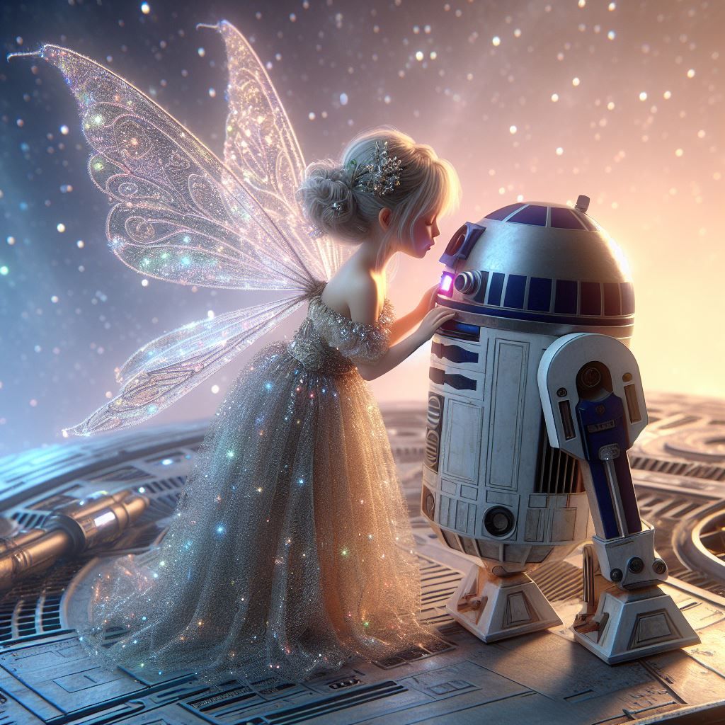 R2D2 meets a Space Fairy
