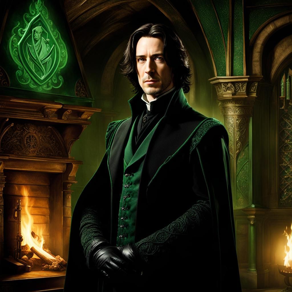 Professor Snape at the Beginning of his Career as Head of Slytherin ...