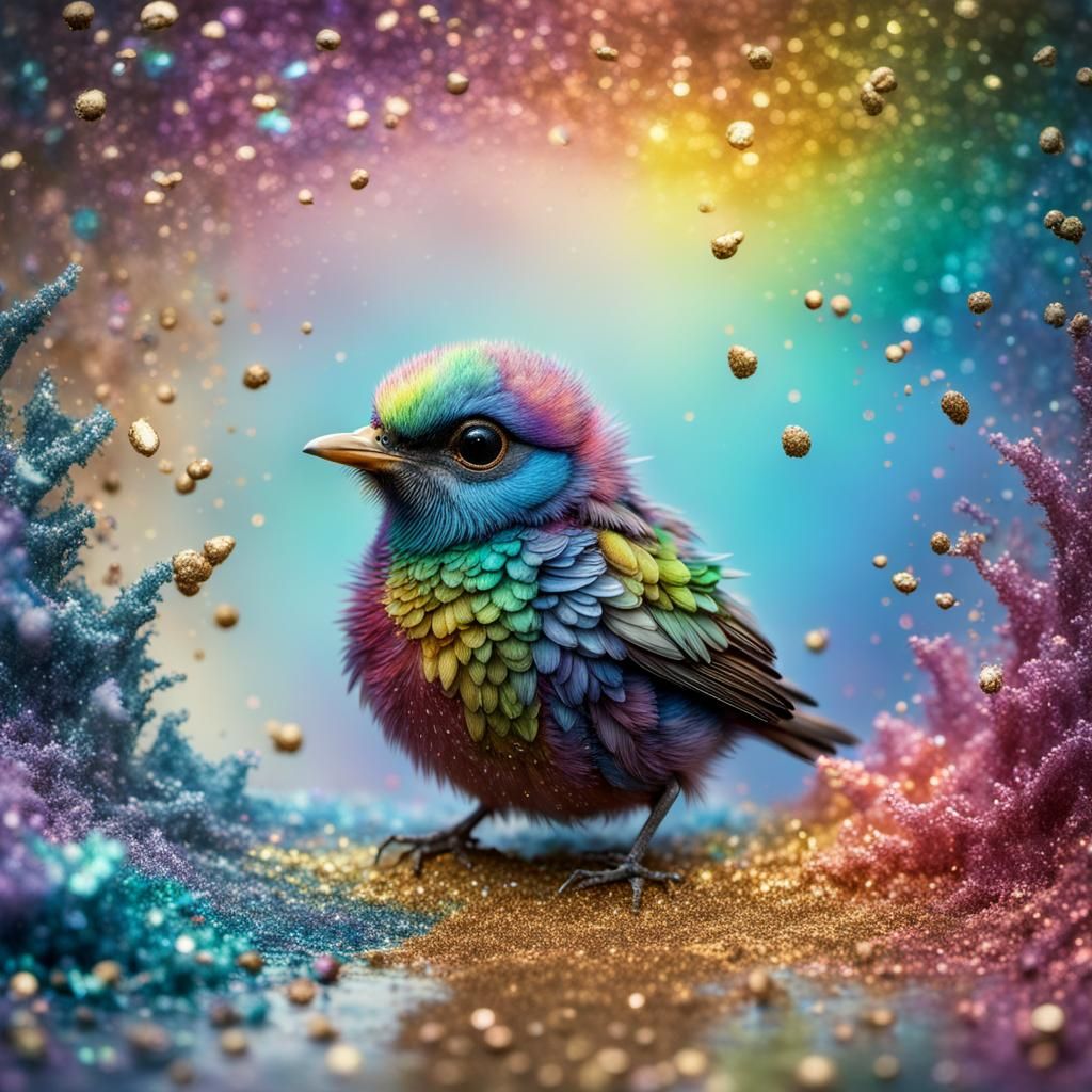 Sparkle-hatchling - AI Generated Artwork - NightCafe Creator