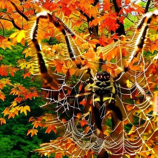 spider in a tree