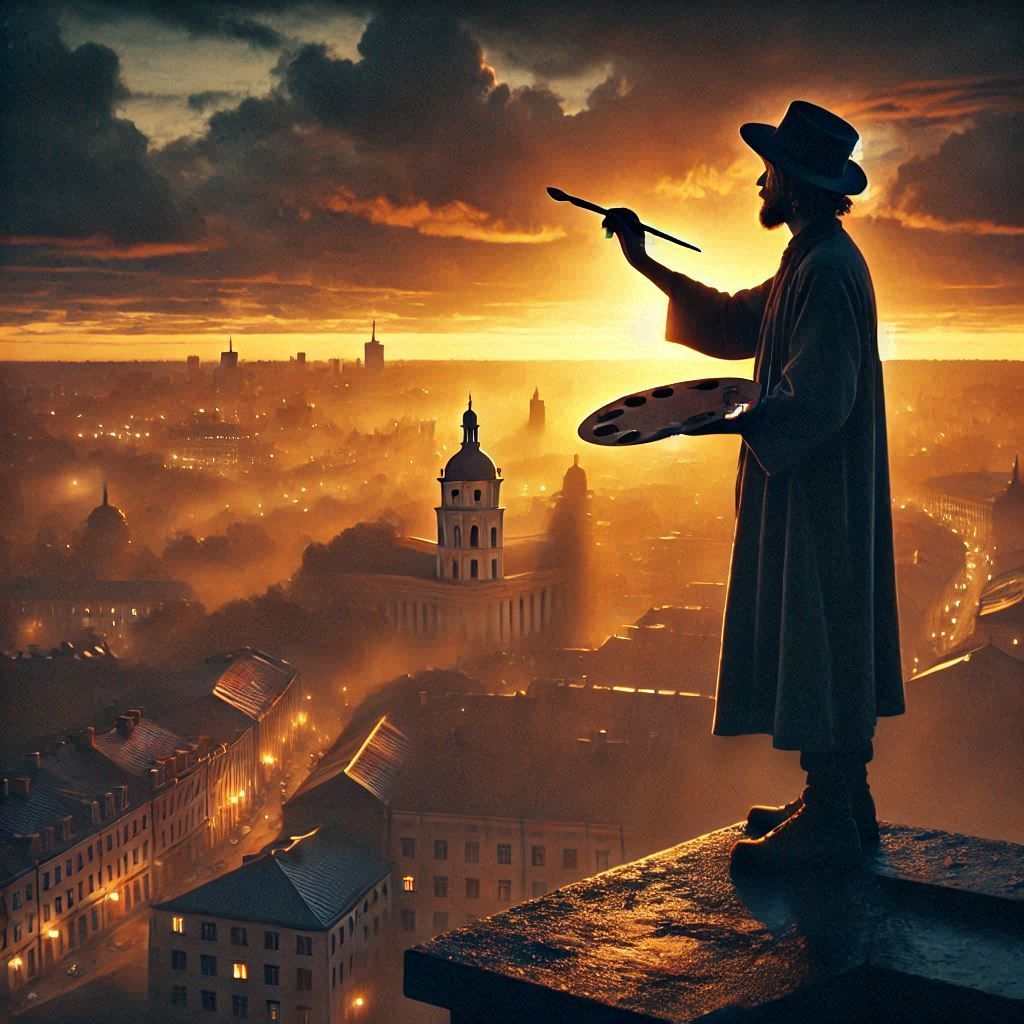 The painter who painted the city