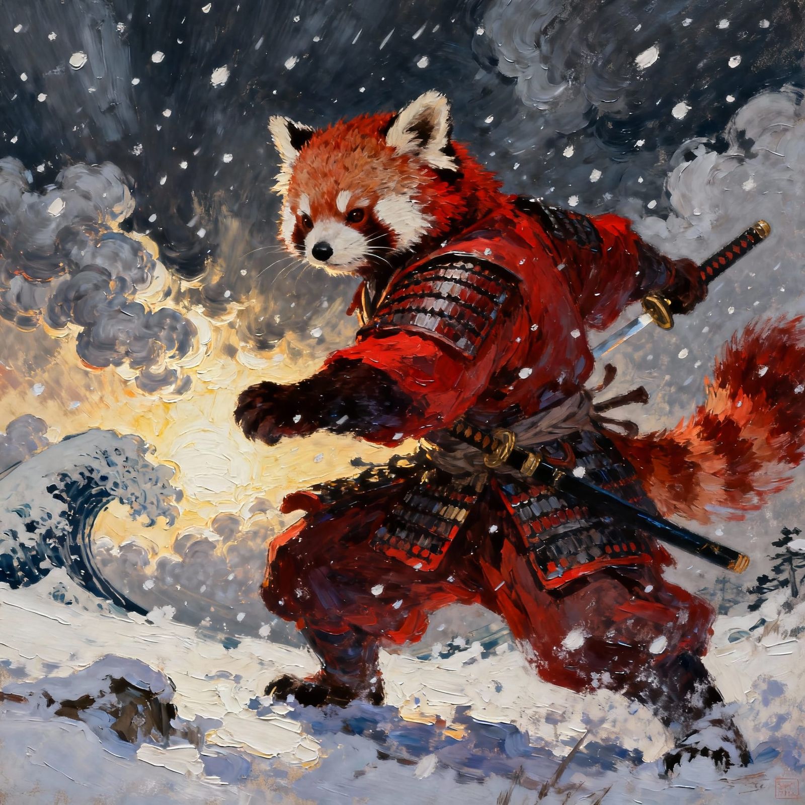 Nishi Hinaru, Hatamoto to Emperor Umeji Jurobei  by @SueD