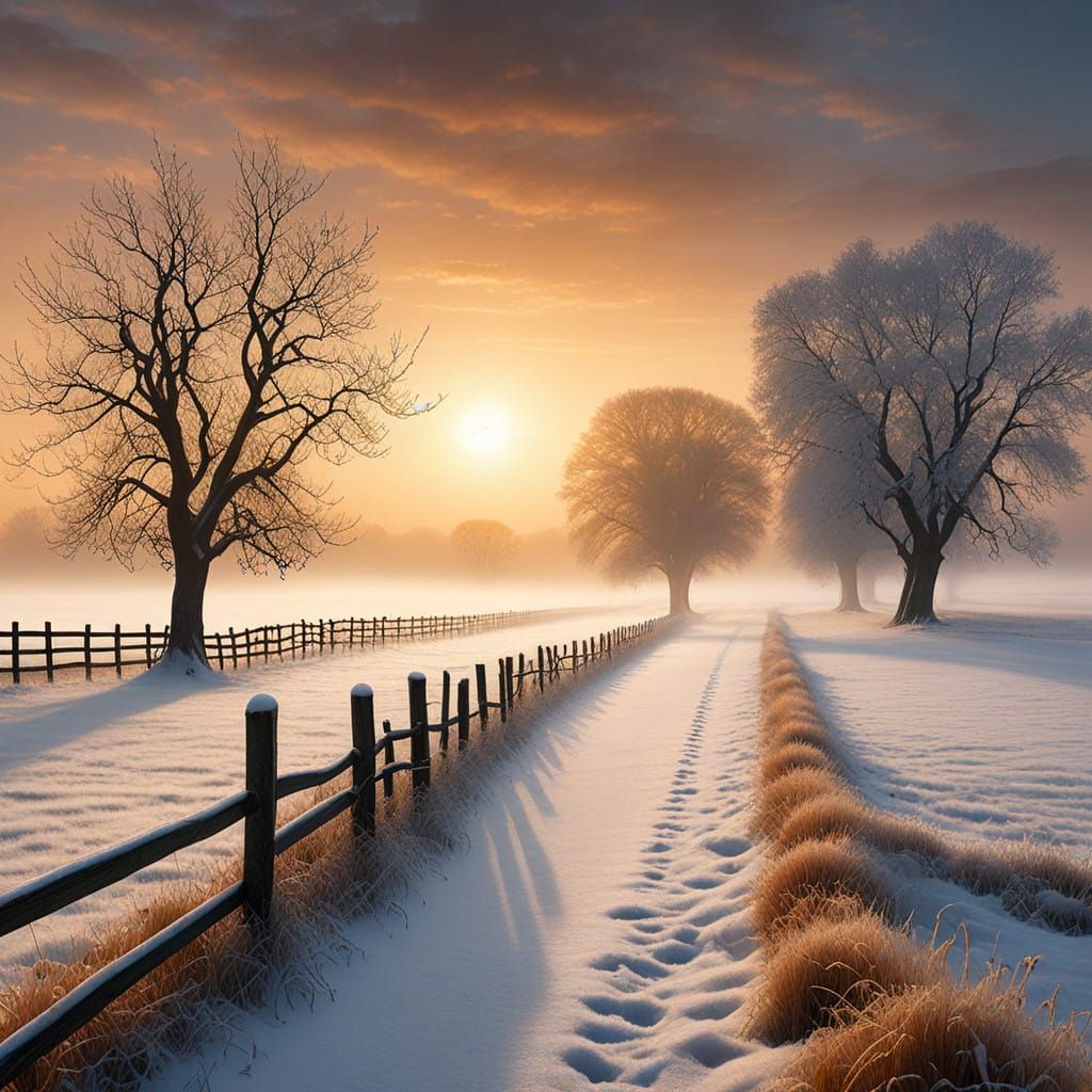Early winter morning.  by @Terra