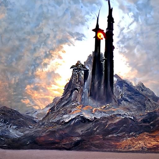 lord of the rings tower of sauron - AI Generated Artwork - NightCafe ...