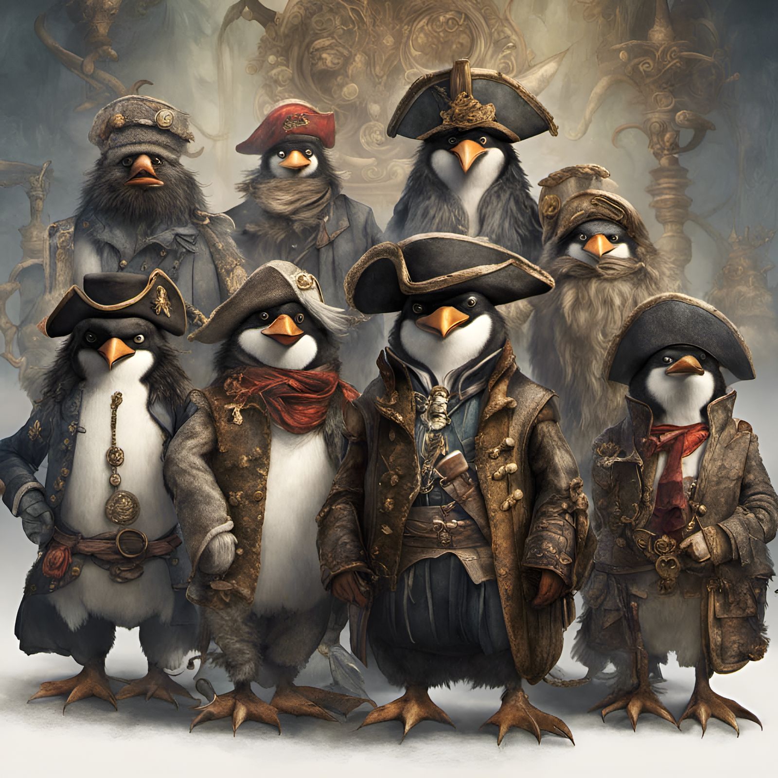 " Penguin Pirates " false