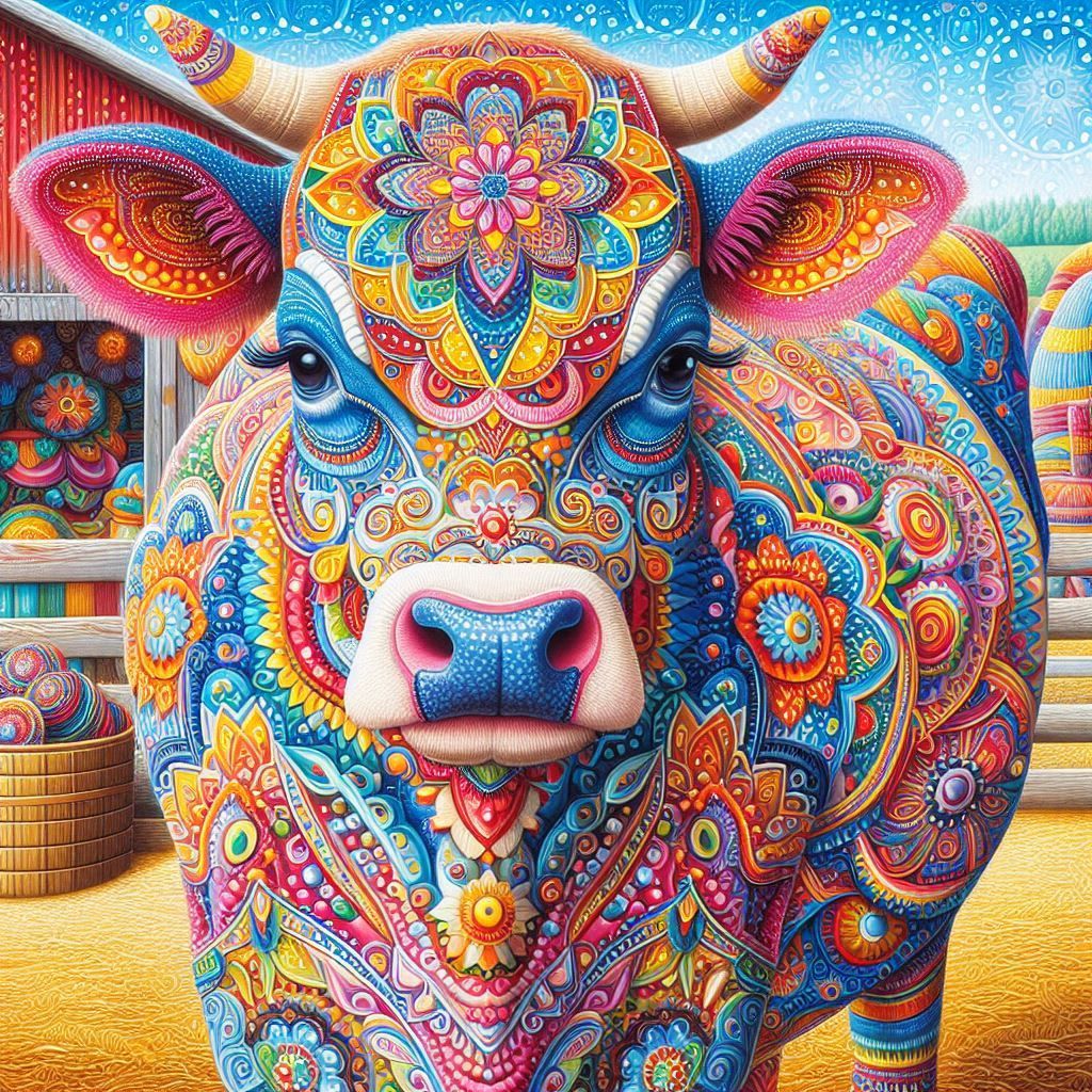 Mandala Cow