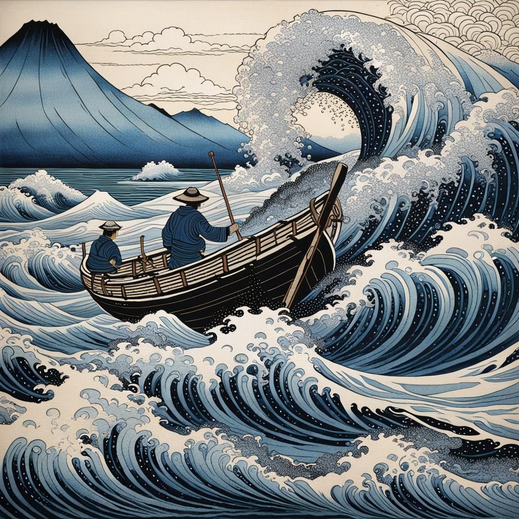 Rough  Seas For Fishing   by @Crispy Bess