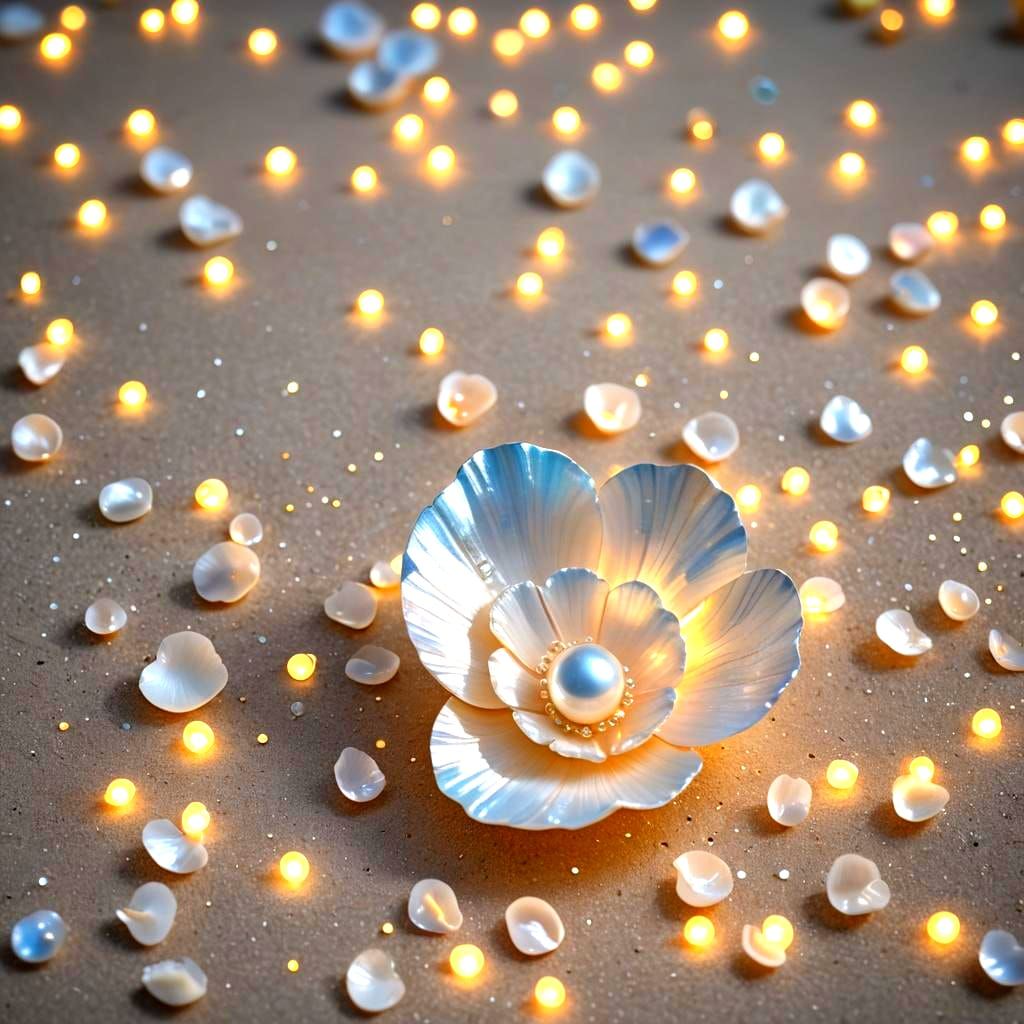 beautiful pearl sea rose
