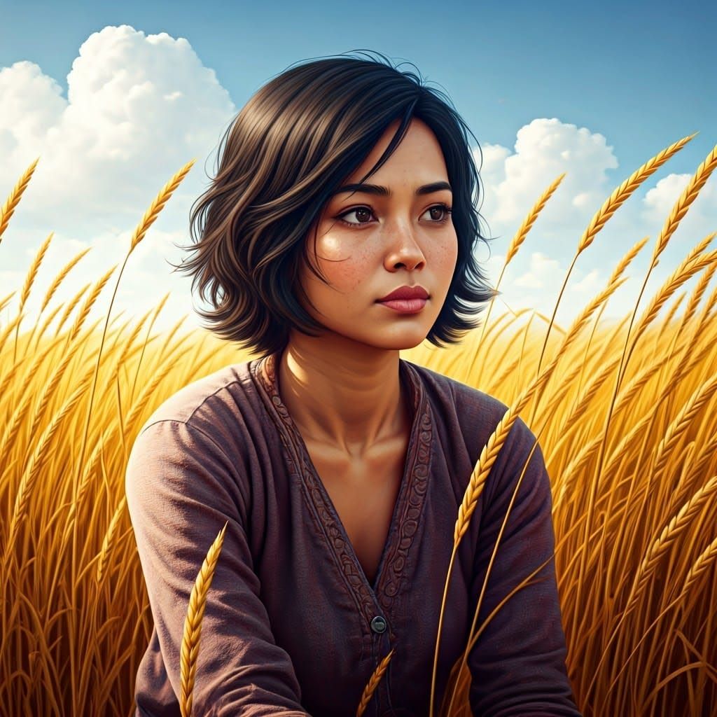 Lost in Golden Wheatfields