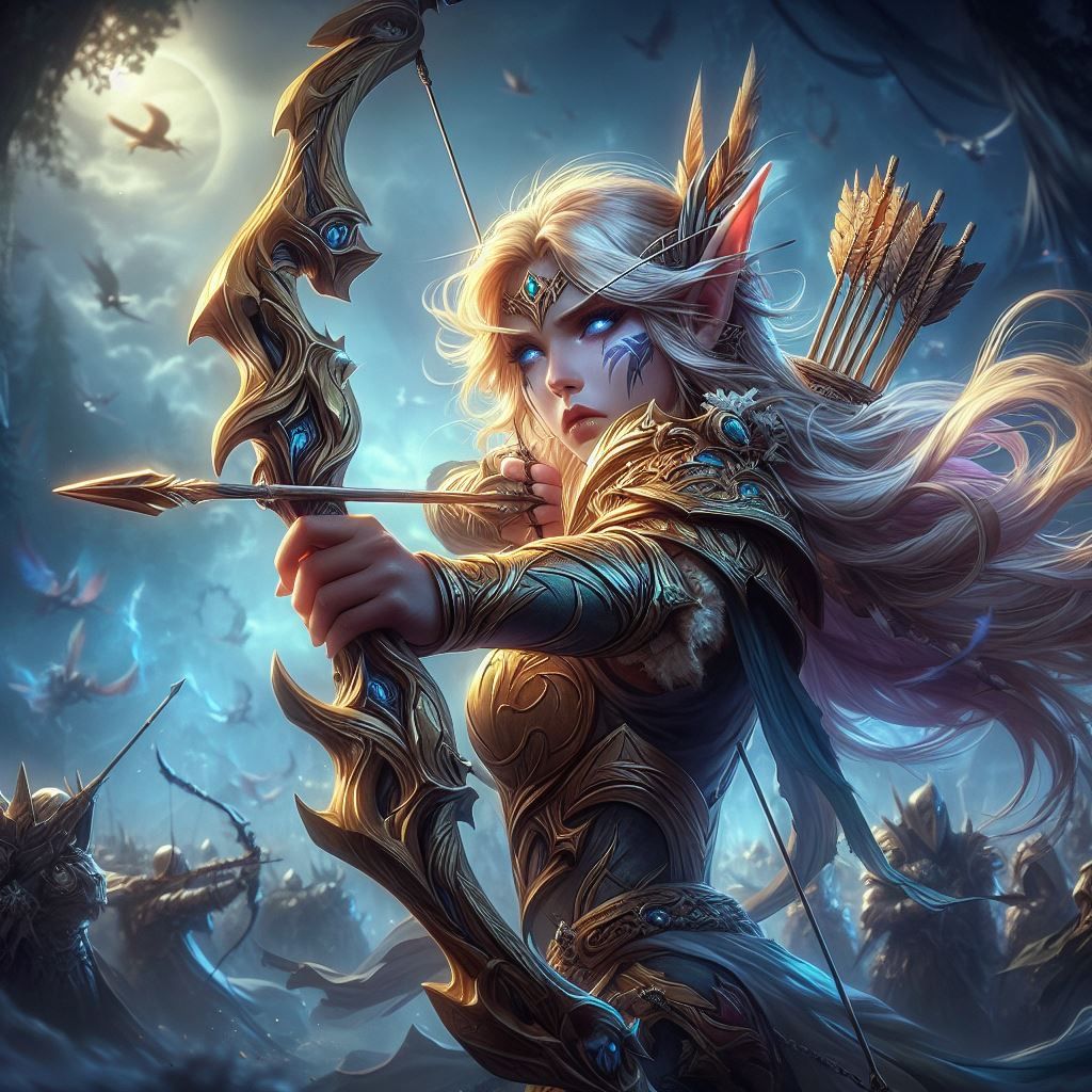 World of Warcraft Elven Hunter