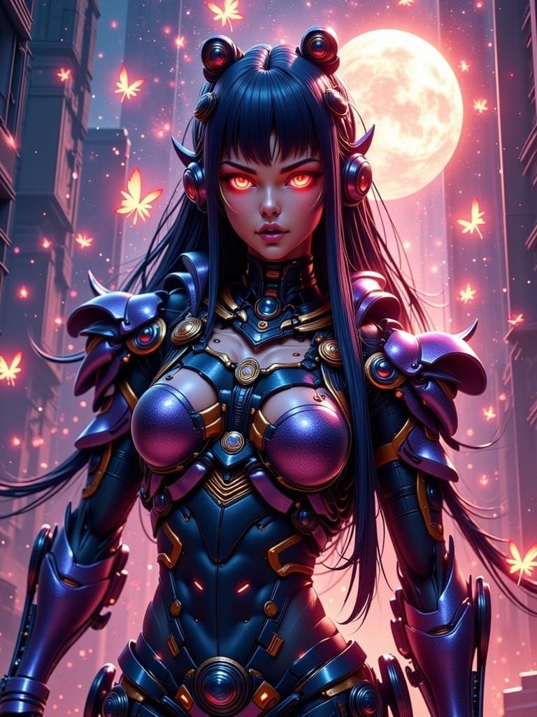 <lora:Cyborg-Galor:1.0> oil on canvas, oil on canvas, Zerg Q...