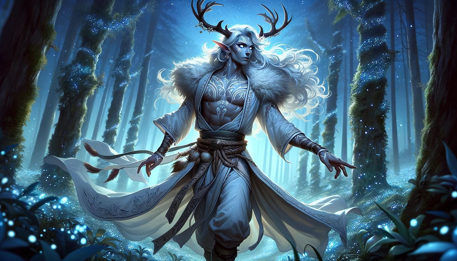 Caenar, Tiefling Druid - AI Generated Artwork - NightCafe Creator