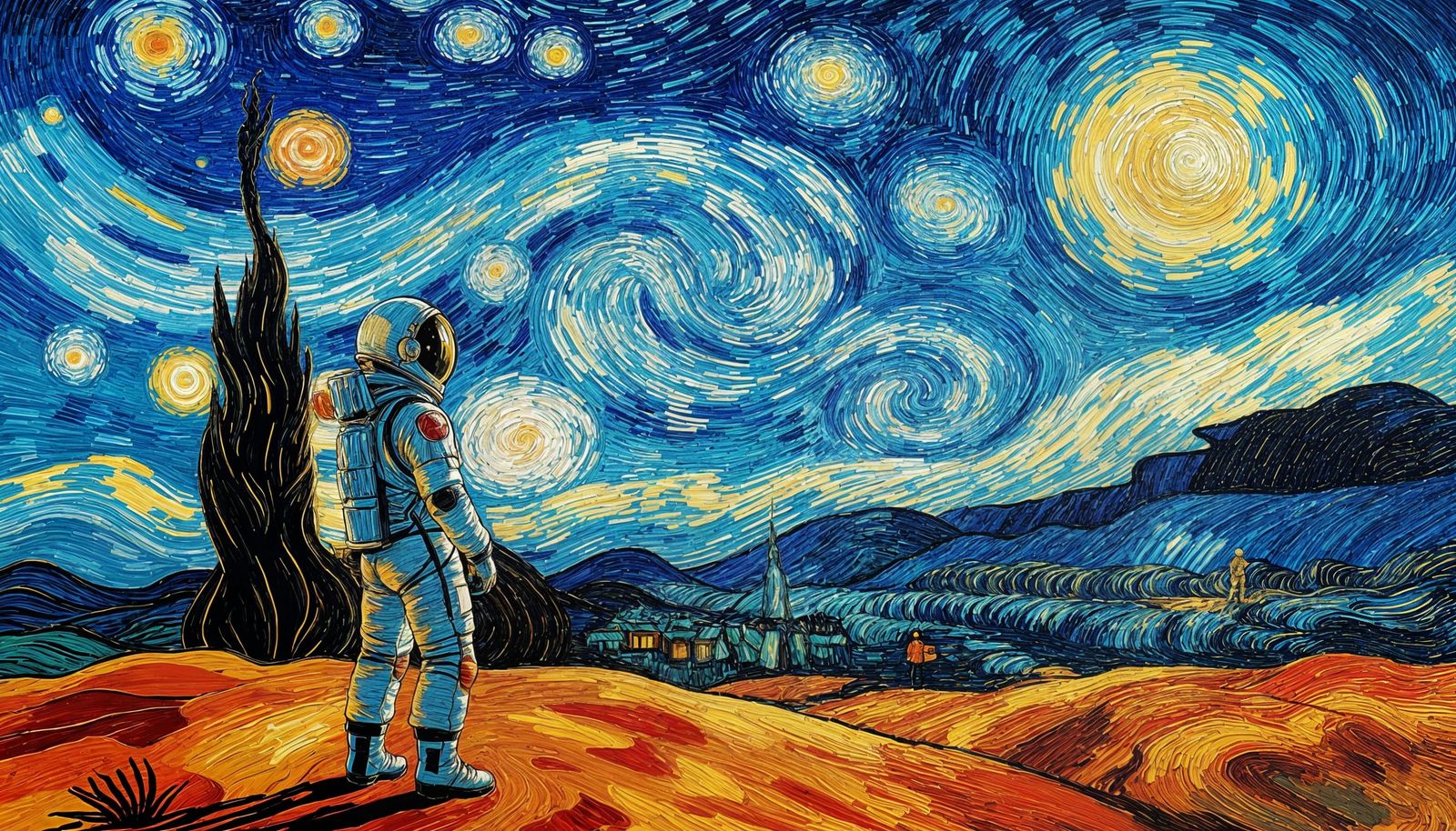 Starry Planet  by @Lorem