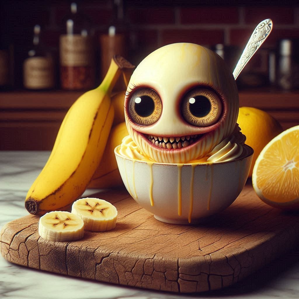 Crazy DALL-E Cream Banana