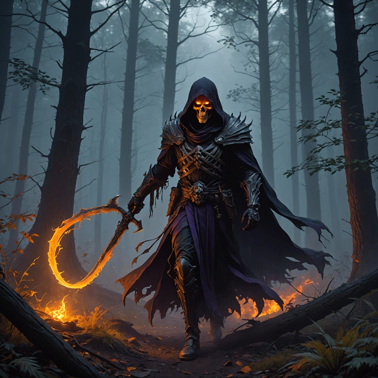 Fiery reaper
