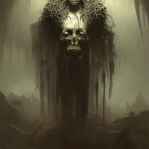 Creature of death - AI Generated Artwork - NightCafe Creator