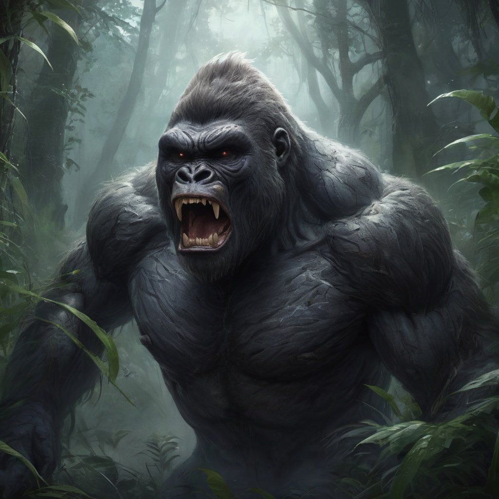 Silverback - Ai Generated Artwork - Nightcafe Creator