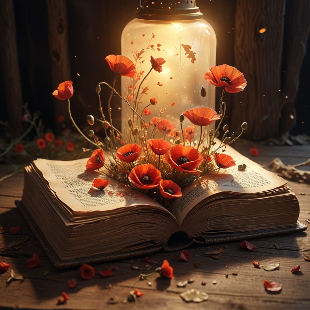 poppies  by @undefined