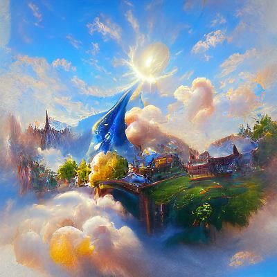Blue sky and beautiful sun 🌞