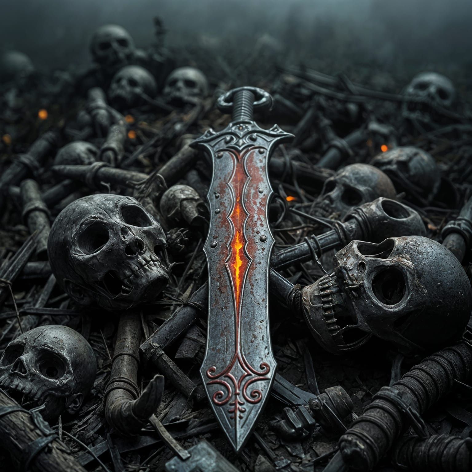 cursed blade  by @pleasedont