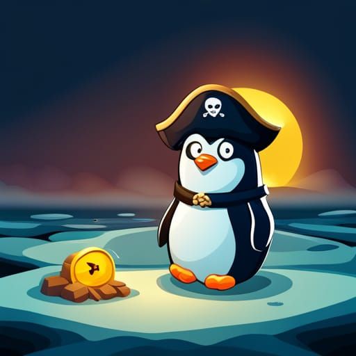 Pirate penguins - AI Generated Artwork - NightCafe Creator