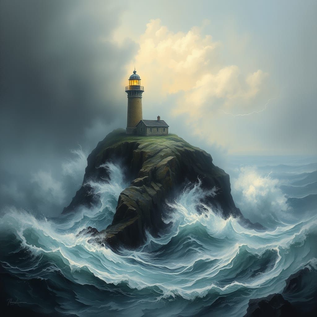 Tempest Lighthouse {3 Likes}  by @Coriander Leaf