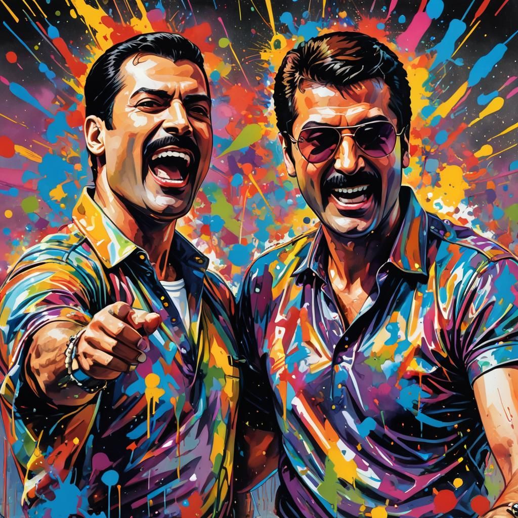 George and Freddie  by @Jaqi