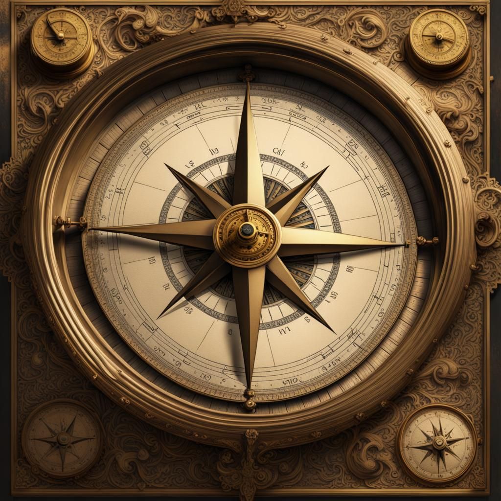 Early compass - AI Generated Artwork - NightCafe Creator