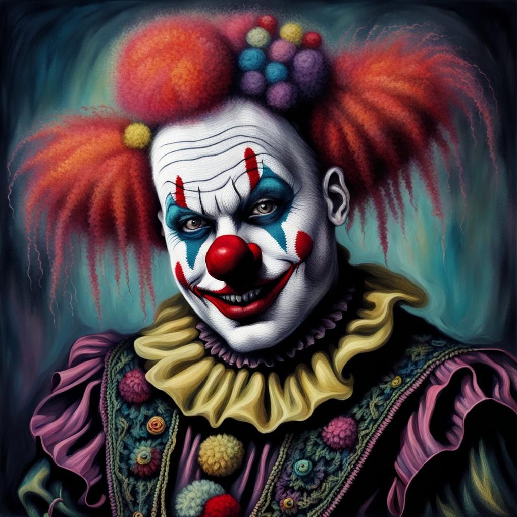 colorful clown - AI Generated Artwork - NightCafe Creator