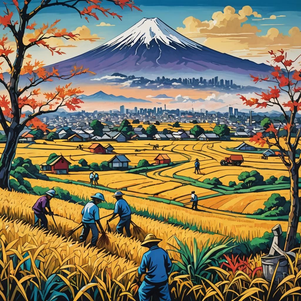 Mount Fuji ...