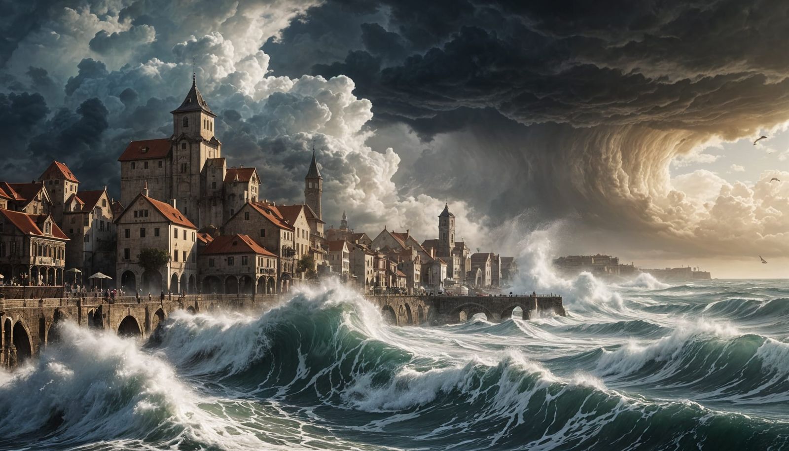 Uncomping storm  by @Drone fly