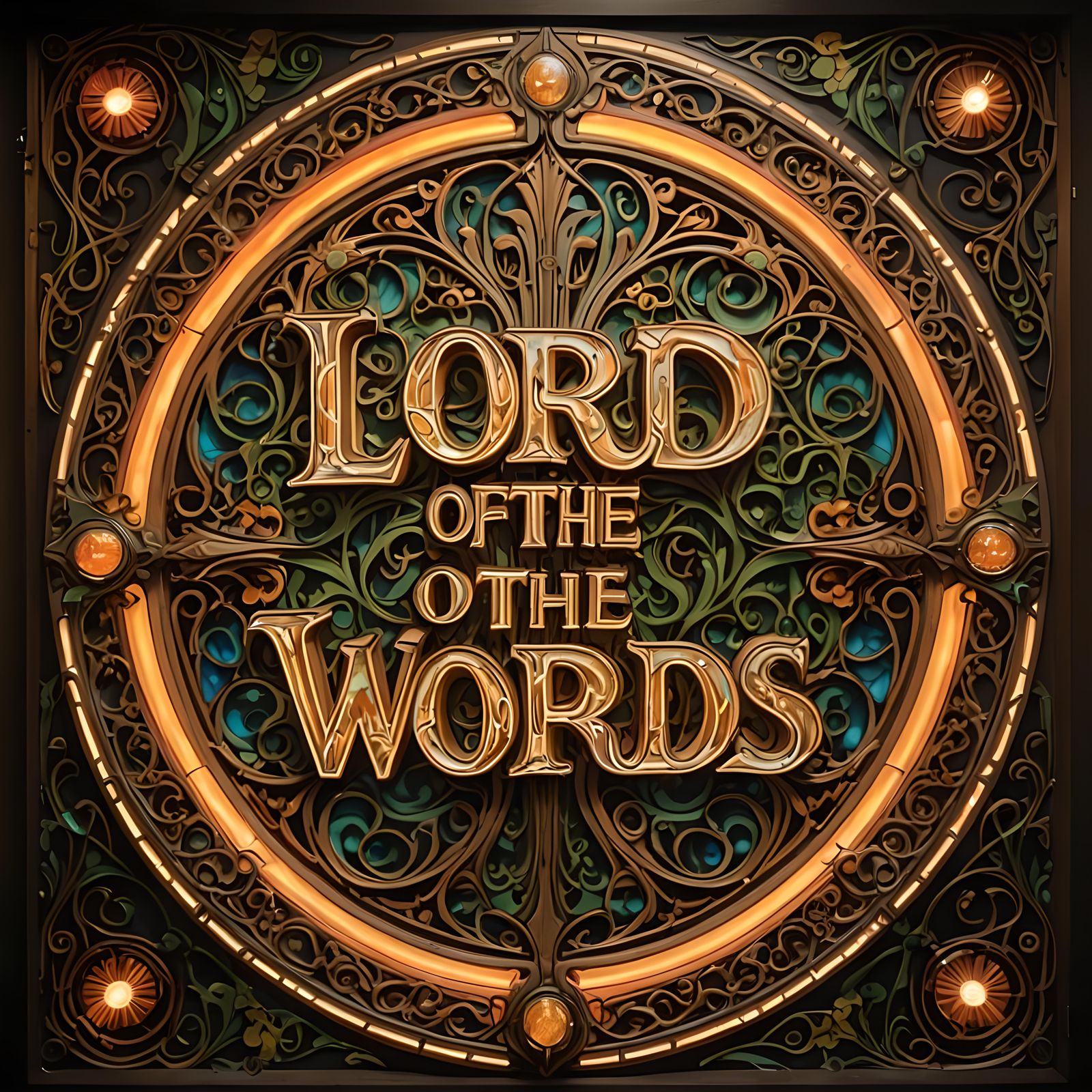 Lord of the Words  by @Random Noise