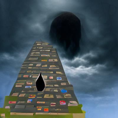 the great dark looming monolith of desperation, fear, anxiet...