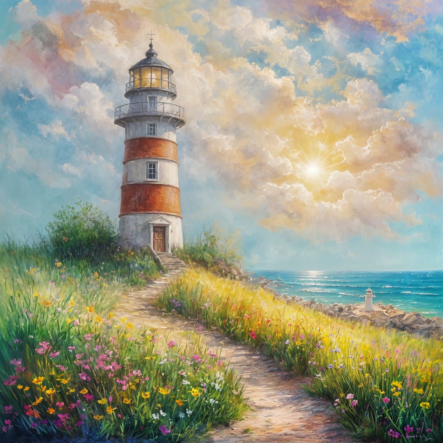 The lighthouse - Luminous Rag Lighthouse Radiates Heavenly ...
