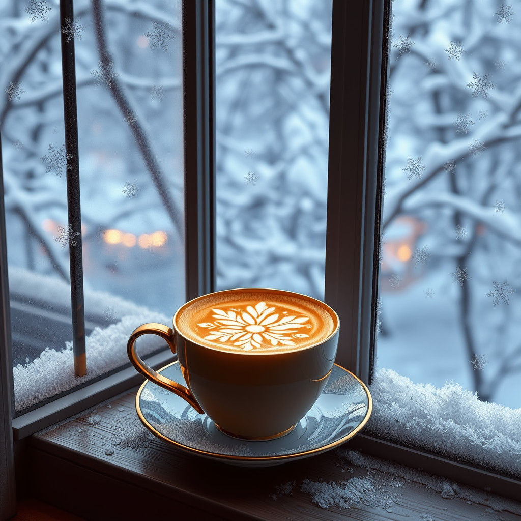 Winter Coffee  by @Dakkshi369