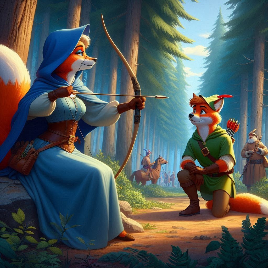 Lady Marian and Robin Hood