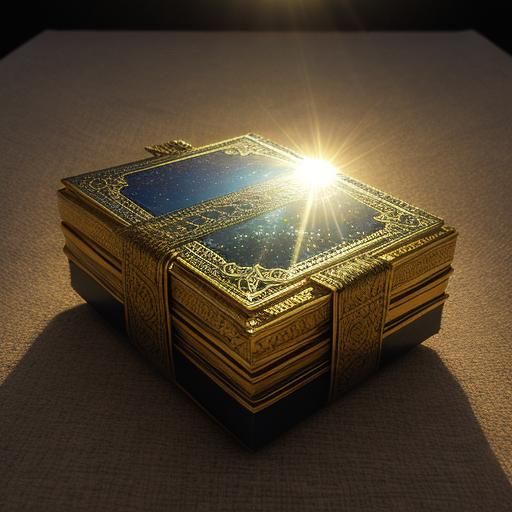 Gift packet sun reflection